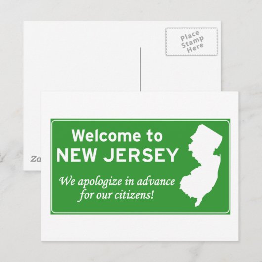New Jersey Briefkaart (Voorkant / Achterkant)