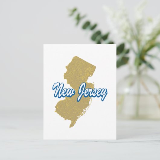 New Jersey Briefkaart (Staand voorkant)