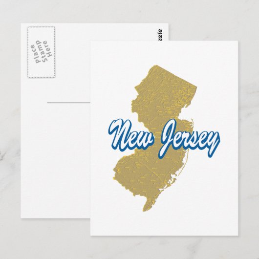 New Jersey Briefkaart (Voorkant / Achterkant)