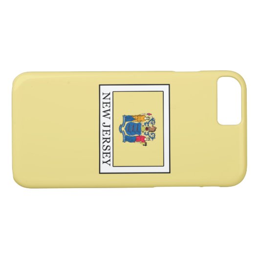 New Jersey Case-Mate iPhone Case (Achterkant (Horizontaal))
