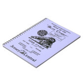 New Jersey Central Blue Comet Train notebook Notitieboek (Linkerzijde)
