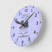 New Jersey Central Blue Comet Train Wall klok (Hoek)