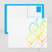 new jersey chill blur briefkaart (Voorkant / Achterkant)