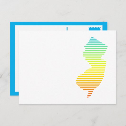 new jersey chill fade briefkaart (Voorkant / Achterkant)