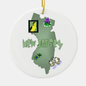 New Jersey Christmas Tree Ornament (Voorkant)