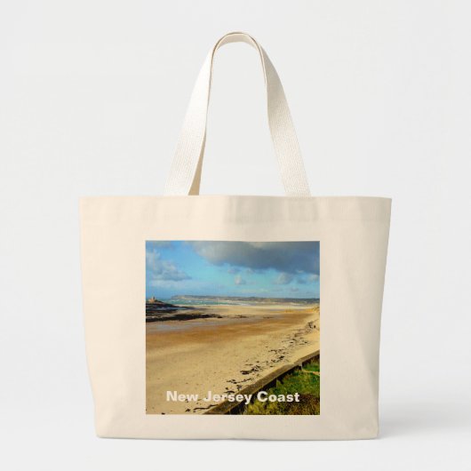 New Jersey Coast, NJ Grote Tote Bag (Voorkant)