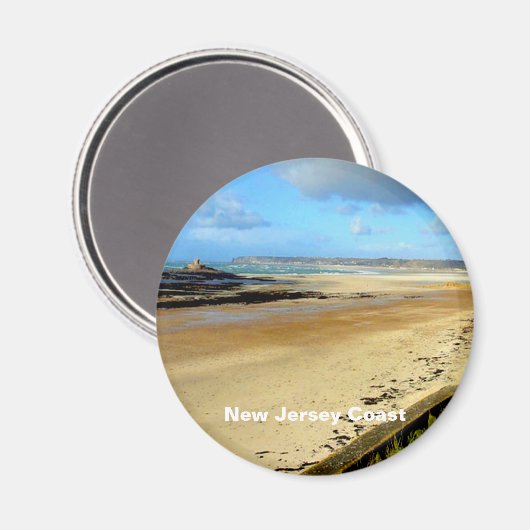 New Jersey Coast, NJ Magneet (Voorkant / Achterkant)