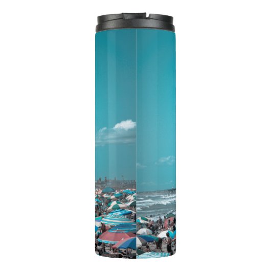 New Jersey Coastal Beach Art Thermosbeker (Achterkant)