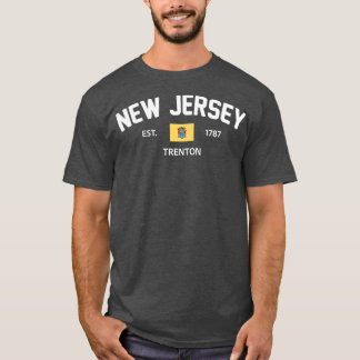 New Jersey Collegiate Preppy T-shirt