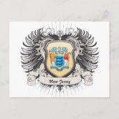 New Jersey Crest Briefkaart (Voorkant)