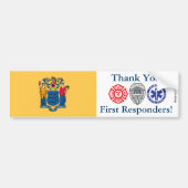 New Jersey Dank u eerste reacties Bumpersticker (Voorkant)