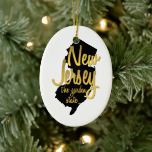 New Jersey de deelstaat Garden Keramisch Ornament