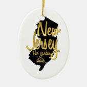 New Jersey de deelstaat Garden Keramisch Ornament (Voorkant)