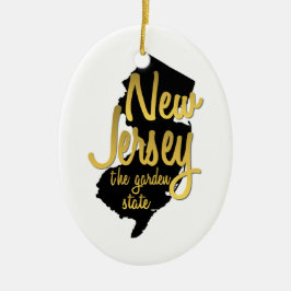 New Jersey de deelstaat Garden Keramisch Ornament