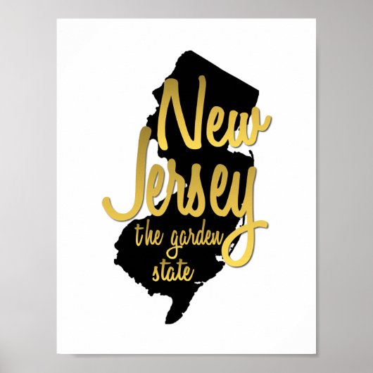 New Jersey de deelstaat Garden Poster (Voorkant)