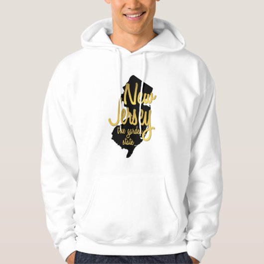 New Jersey - De staat Garden Hoodie (Voorkant)