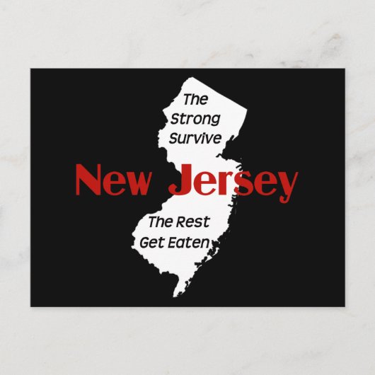 New Jersey: de sterken overleven; de rest wordt op Briefkaart (Voorkant)