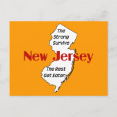 New Jersey: de sterken overleven; de rest wordt op Briefkaart (Voorkant)