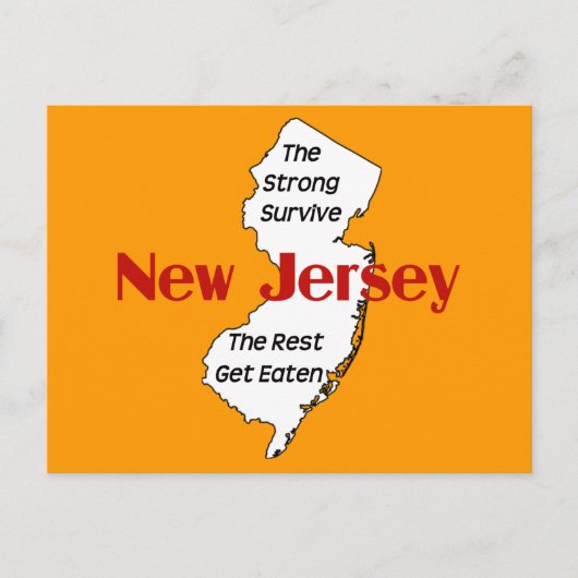 New Jersey: de sterken overleven; de rest wordt op Briefkaart (Voorkant)