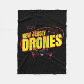 New Jersey Drones Funny Mystery Drones In New Jers Fleece Deken (Voorkant)
