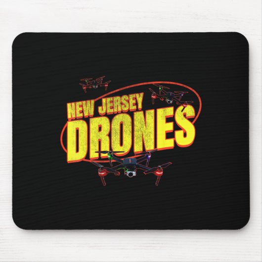 New Jersey Drones Funny Mystery Drones In New Jers Muismat (Voorkant)