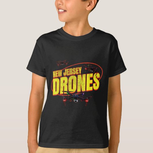New Jersey Drones Funny Mystery Drones In New Jers T-shirt (Voorkant)