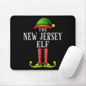 New Jersey Elf Christmas Matching Family Group Pjs Muismat (Met muis)
