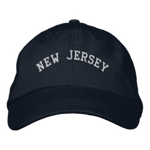New Jersey Embroided Basic Pet Navy Blue