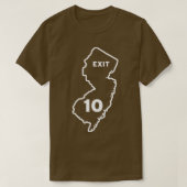 New Jersey Exit 10 T-shirt (Design voorkant)