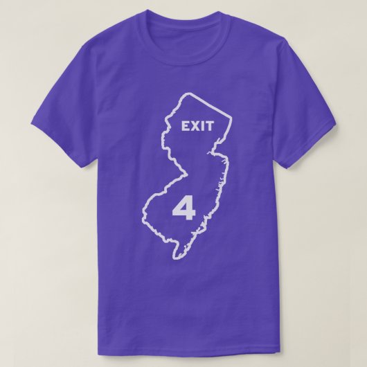 New Jersey Exit 4 T-shirt (Design voorkant)