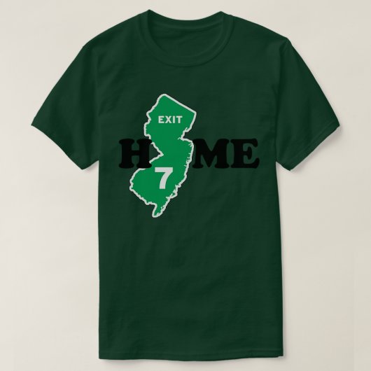 New Jersey Exit 7 Home T-shirt (Design voorkant)