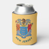 New Jersey Flag Blikjeskoeler (Blikje Voorkant)