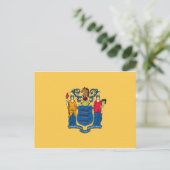 New Jersey Flag Briefkaart (Staand voorkant)