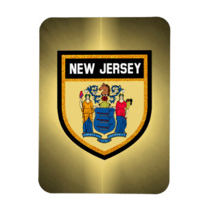 New Jersey Flag Magneet