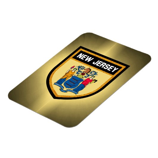 New Jersey Flag Magneet (Linkerzijde)