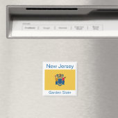 New Jersey Flag Magnet (Insitu (Vaatwasser))
