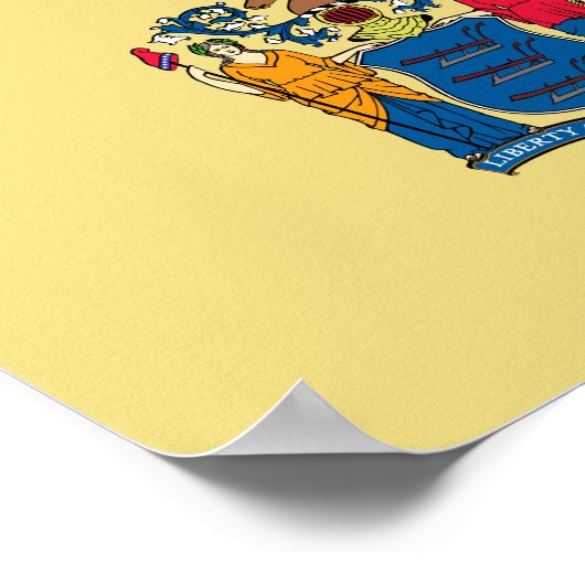 New Jersey Flag Poster (Hoek)