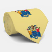 New Jersey Flag Stropdas (Opgerold)