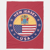 New Jersey Fleece Deken (Voorkant)