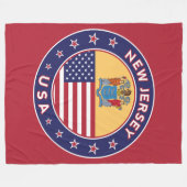 New Jersey Fleece Deken (Voorkant (Horizontaal))