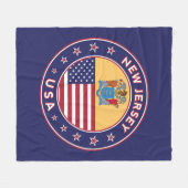 New Jersey Fleece Deken (Voorkant (Horizontaal))