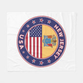 New Jersey Fleece Deken (Voorkant (Horizontaal))