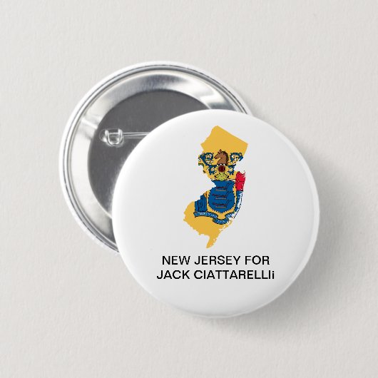 NEW JERSEY FOR Jack Ciattarelli GOVERNOR Button (Voorkant /achterkant)