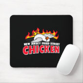 New Jersey Fried Street Chicken Funny Food  Muismat (Met muis)