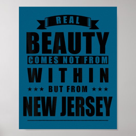 New Jersey - Funny D City Gift  Poster (Voorkant)