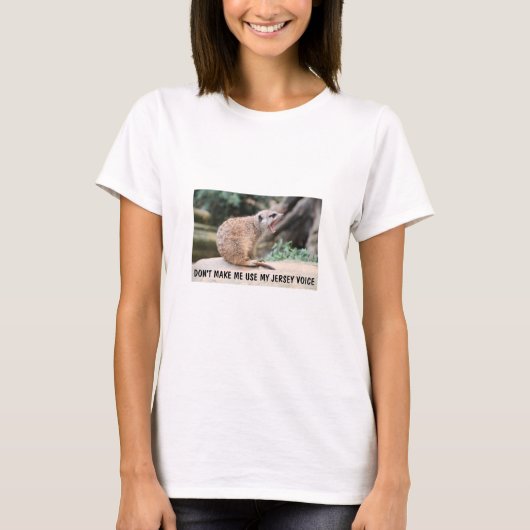 NEW JERSEY FUNNY HUMOR T-SHIRT (Voorkant)