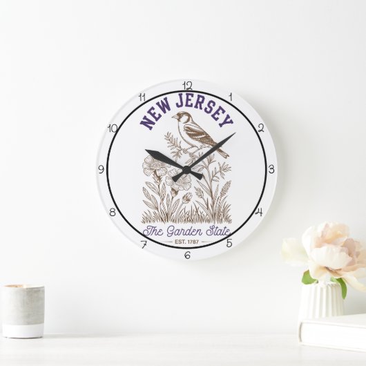 New Jersey Garden State Bird Grote Klok (Huis)