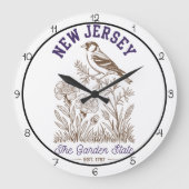 New Jersey Garden State vogel Grote Klok (Voorkant)