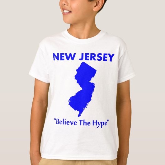 New Jersey - Geloof de Hype T-shirt (Voorkant)