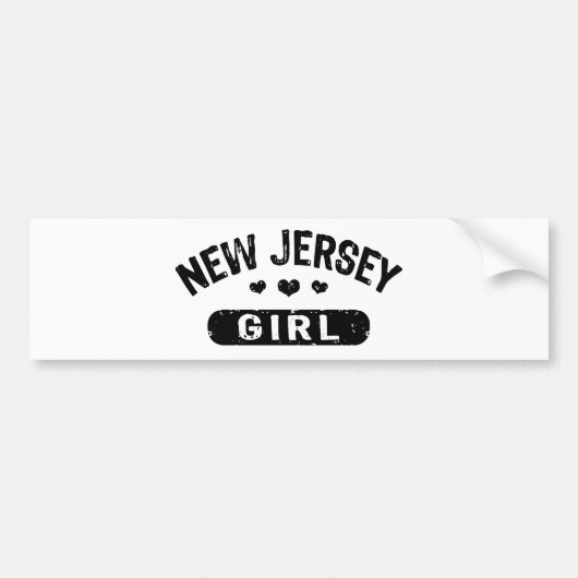 New Jersey Girl Bumpersticker (Voorkant)